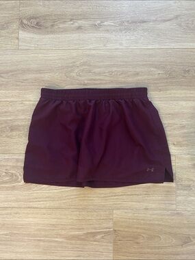 Under Armour Maroon Performance Skort
